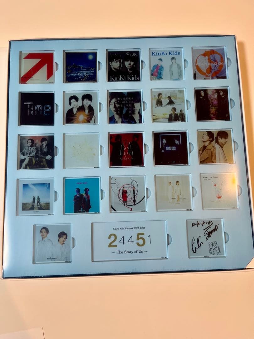 【美品】KinKi Kids 24451 ジャケ写アクスタコレクションBOX