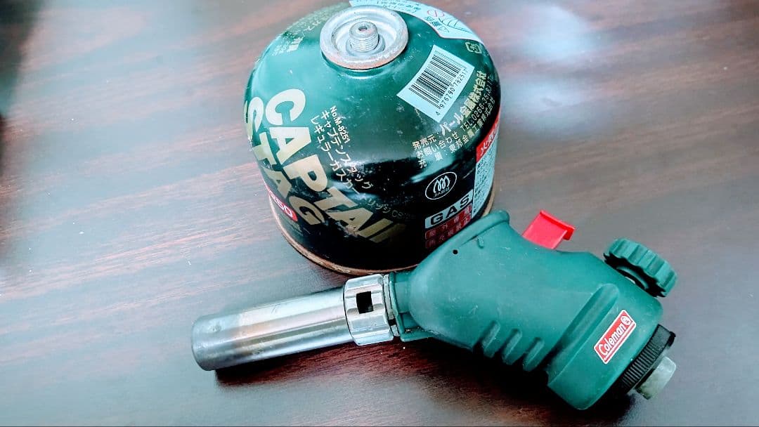 ほぼ新品！お得キャンプ5点セットガスバーナーコンロランプハンゴウガスカートリッジ