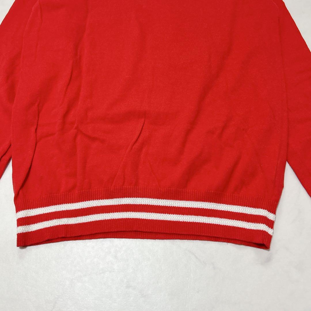 FILA ゴルフパンツ 紺 L /ジャックバニー 綿セーター 赤 L 2点セット