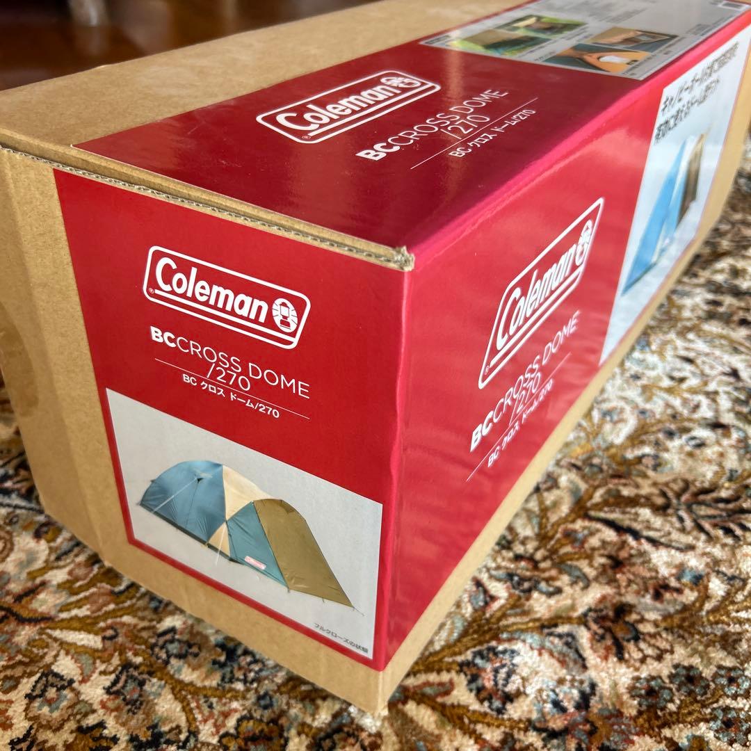 【新品未開封】値引きしました。COLEMAN BCクロスドーム 270 グリーン