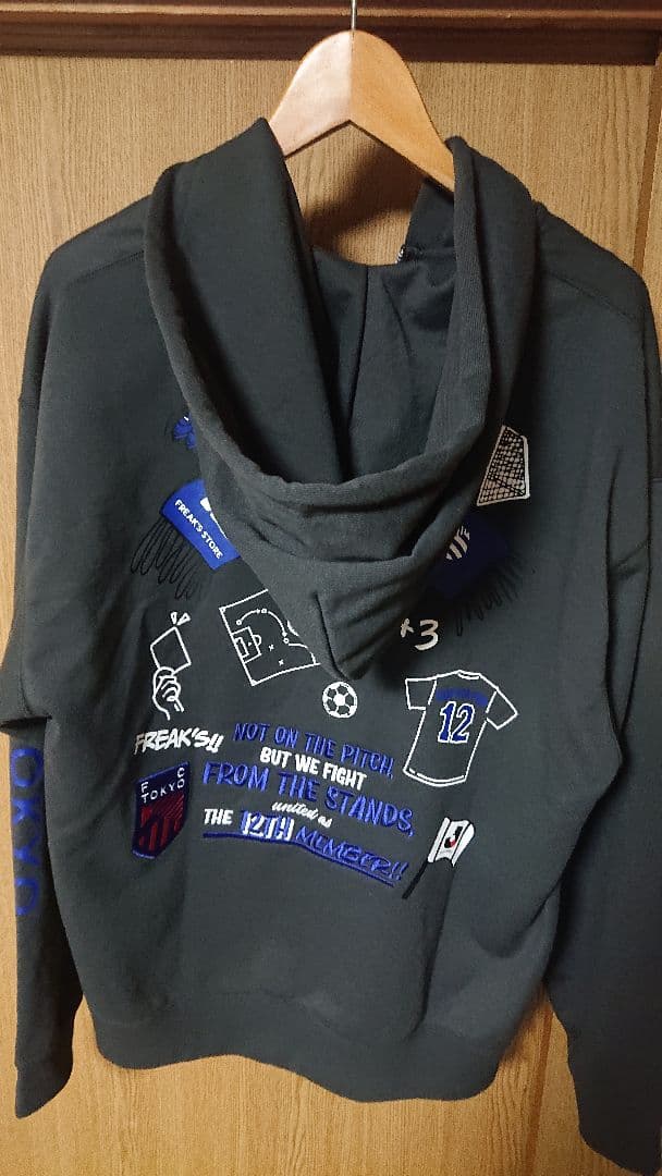 【未使用】FC東京 ×FREAK’S STORE ジップフーディ Lサイズ