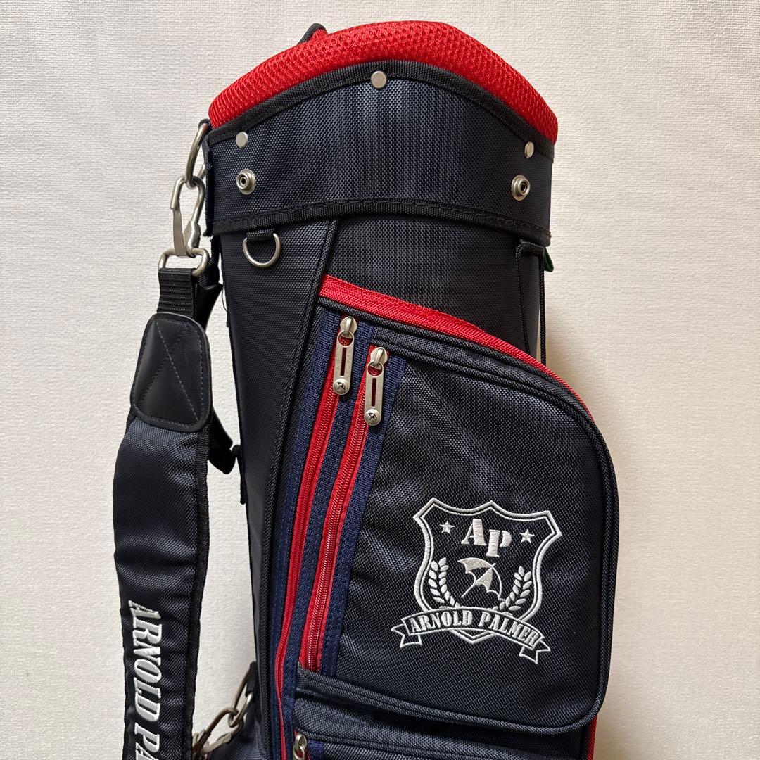 Arnold Palmer キャディバッグ 7.5型 2.5kg ネイビー 軽量