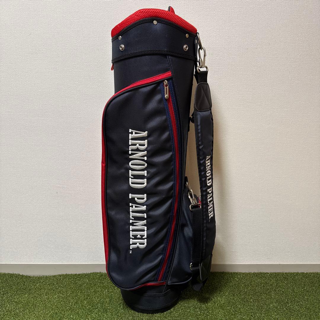 Arnold Palmer キャディバッグ 7.5型 2.5kg ネイビー 軽量