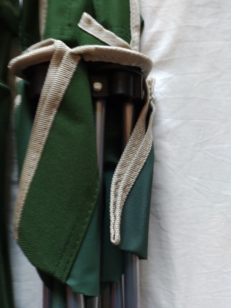 新品　アウトドア折りたたみチェア グリーン　2脚　緑
