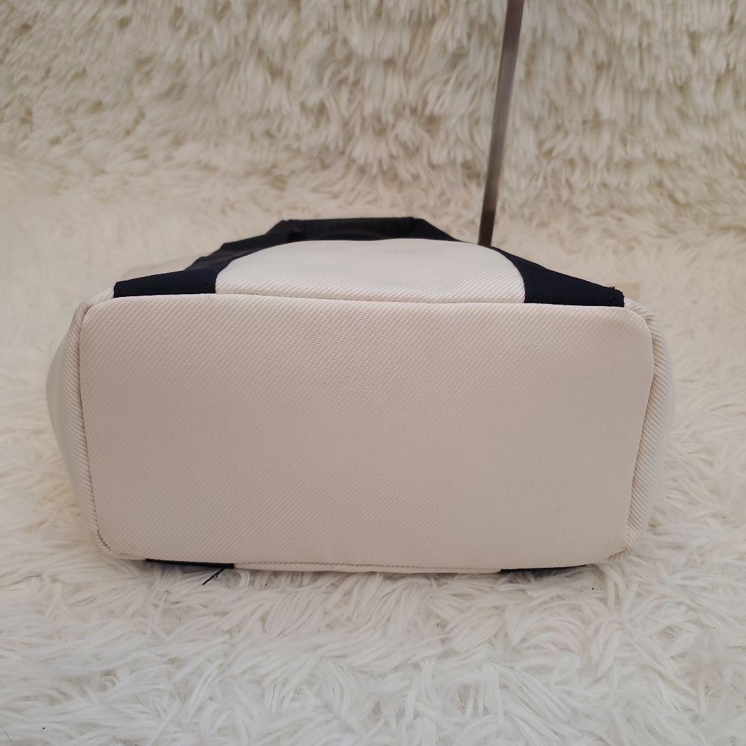 ⭐極美品⭐POLO GOLF　 キャンバス トートバッグ ホワイト/ネイビー