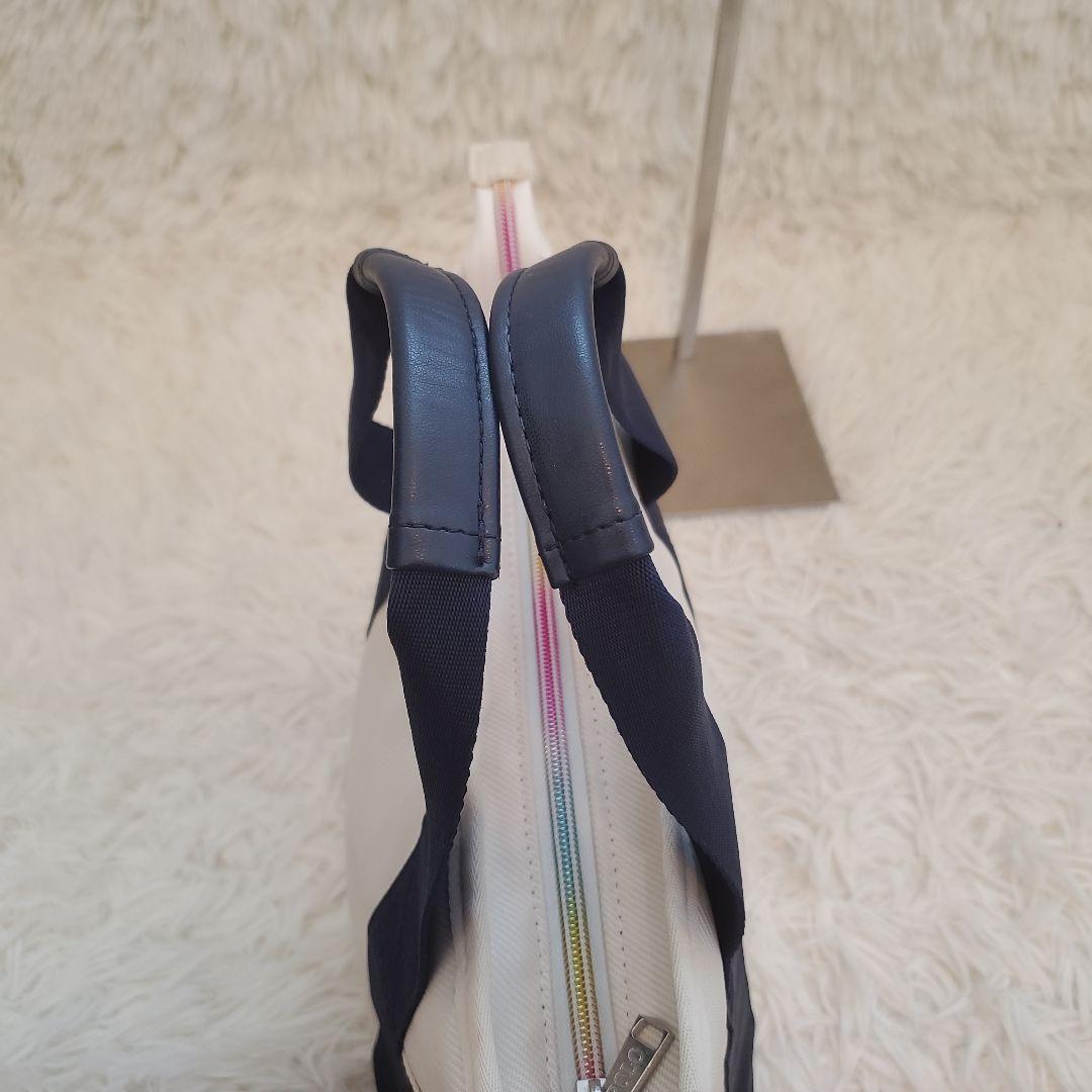 ⭐極美品⭐POLO GOLF　 キャンバス トートバッグ ホワイト/ネイビー