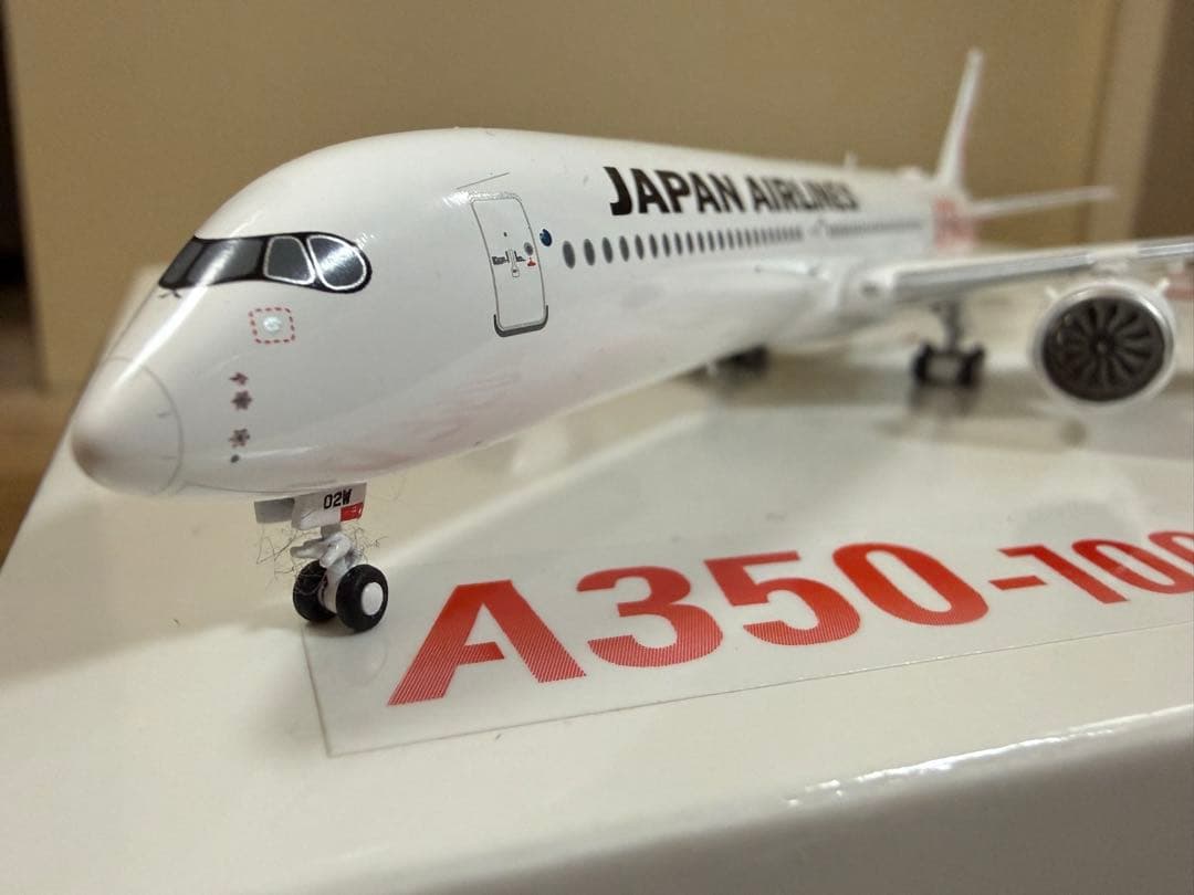 jcwing製 日本航空 JAL A350-1000 1/400 JA02WJ