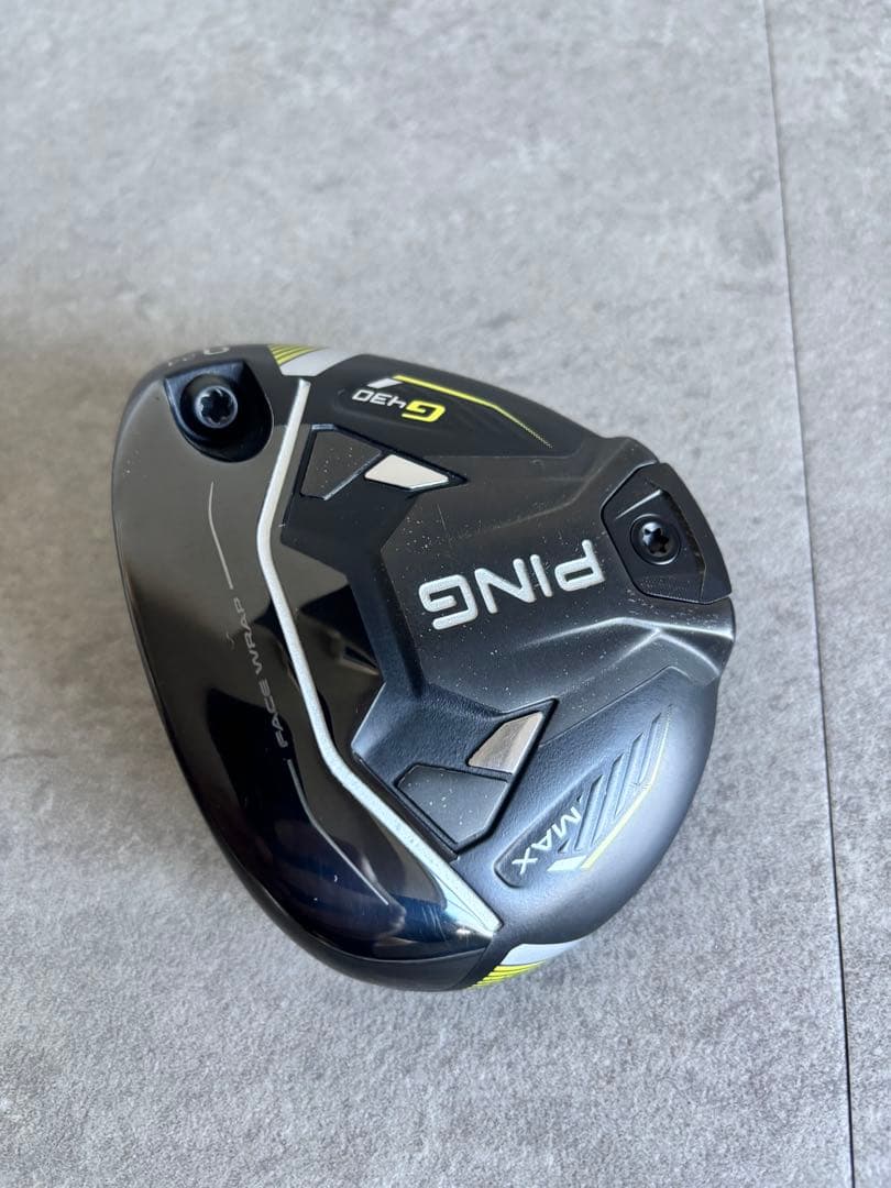 超希少 PING G430 MAX 9W 24度 ヘッド単品 カバー付