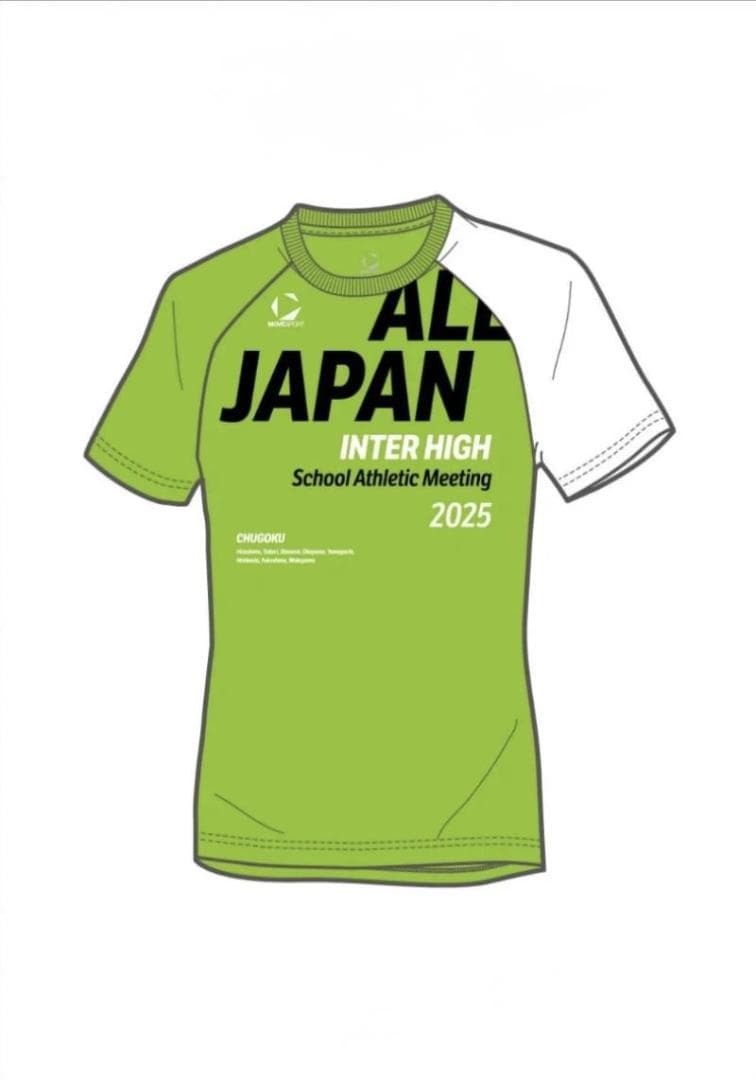 DESCENTE 2025 インターハイ記念Tシャツ L