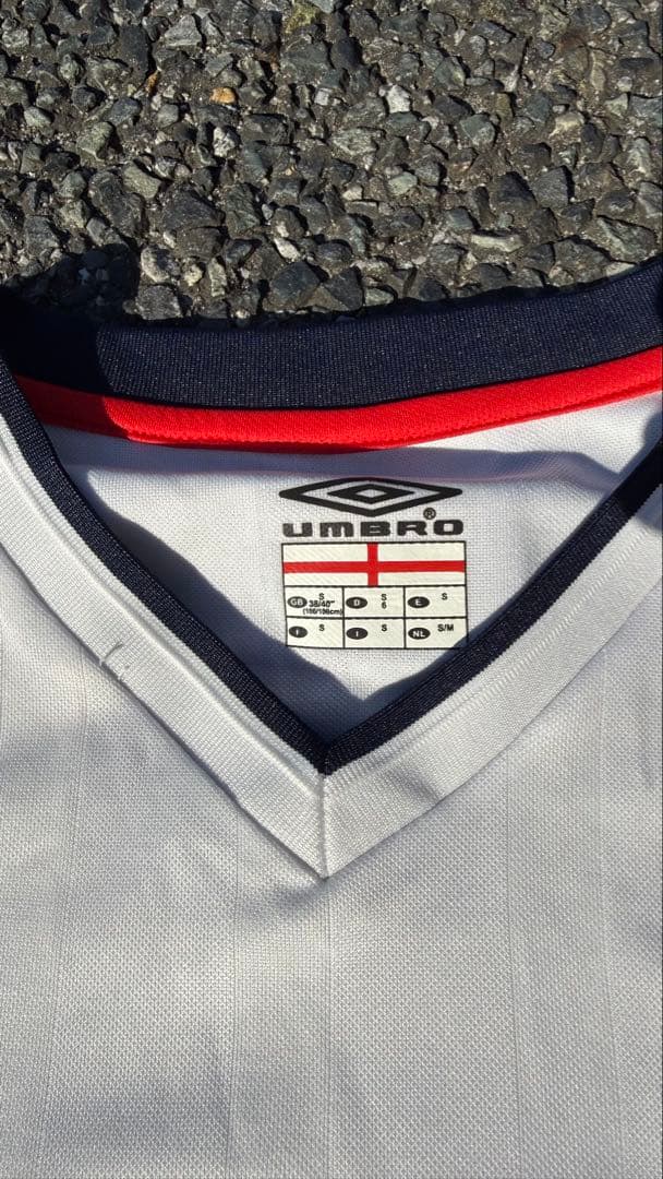 【UMBRO】イングランド代表 7番BECKHAM02 日韓W杯 ユニフォーム