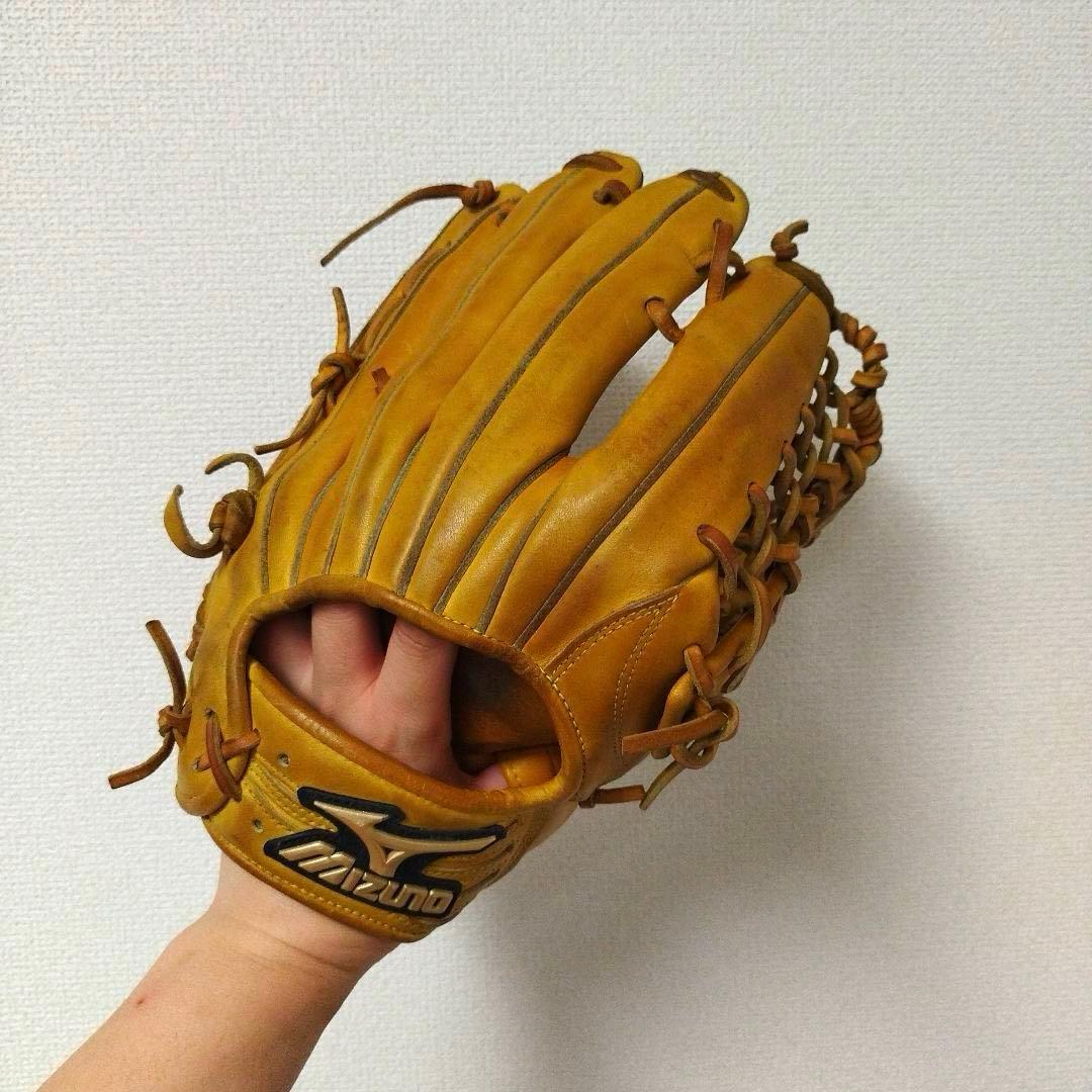 076 ミズノ グローバルエリート イチローモデル 型抜群 軟式 外野手グローブ