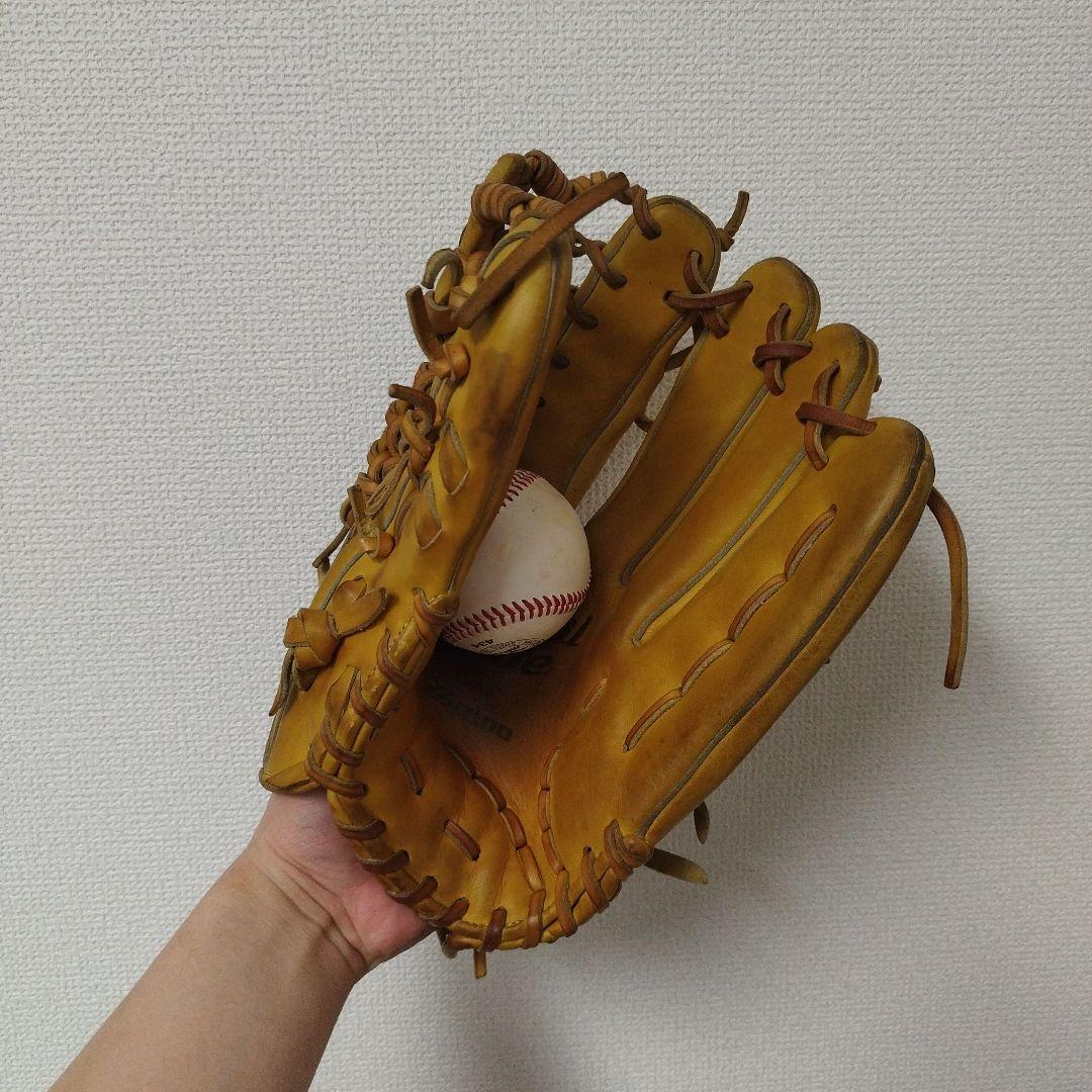 076 ミズノ グローバルエリート イチローモデル 型抜群 軟式 外野手グローブ