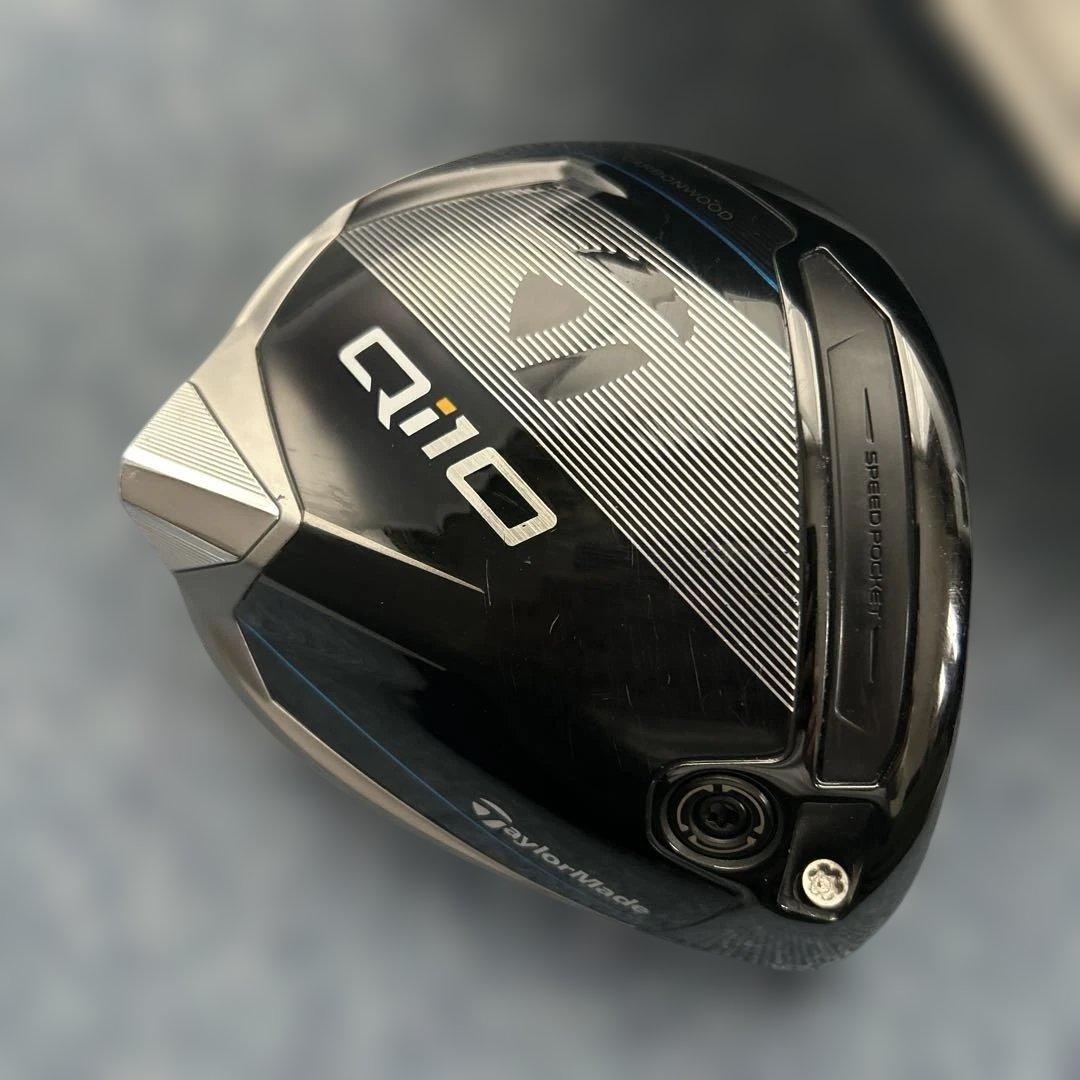 《テーラーメイド》Qi10 ドライバーヘッド10.5°＋ヘッドカバー TMC