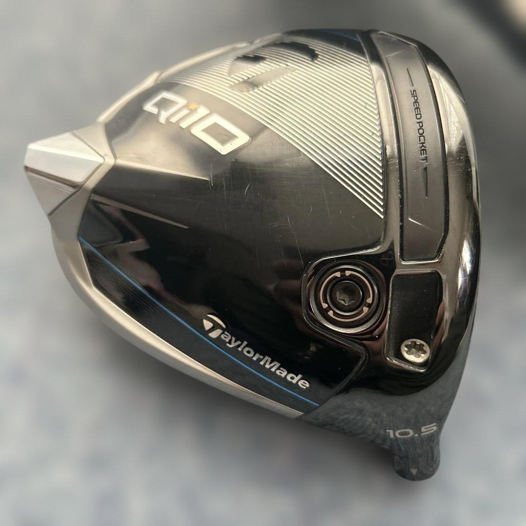 《テーラーメイド》Qi10 ドライバーヘッド10.5°＋ヘッドカバー TMC