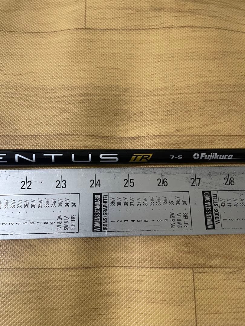214 フジクラ　ベンタスブラックTR 7S ピンスリーブ付　ドライバー用