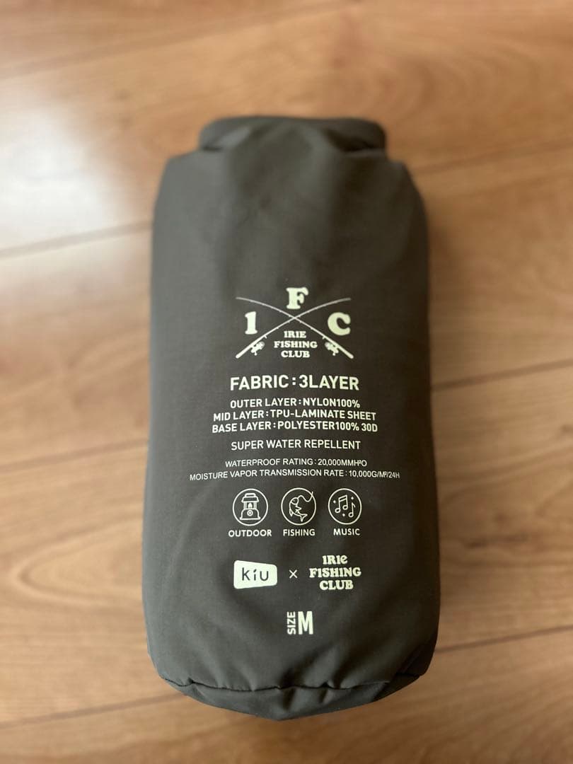 IRIE FISHING CLUB x kiu レインウェア　Mサイズ