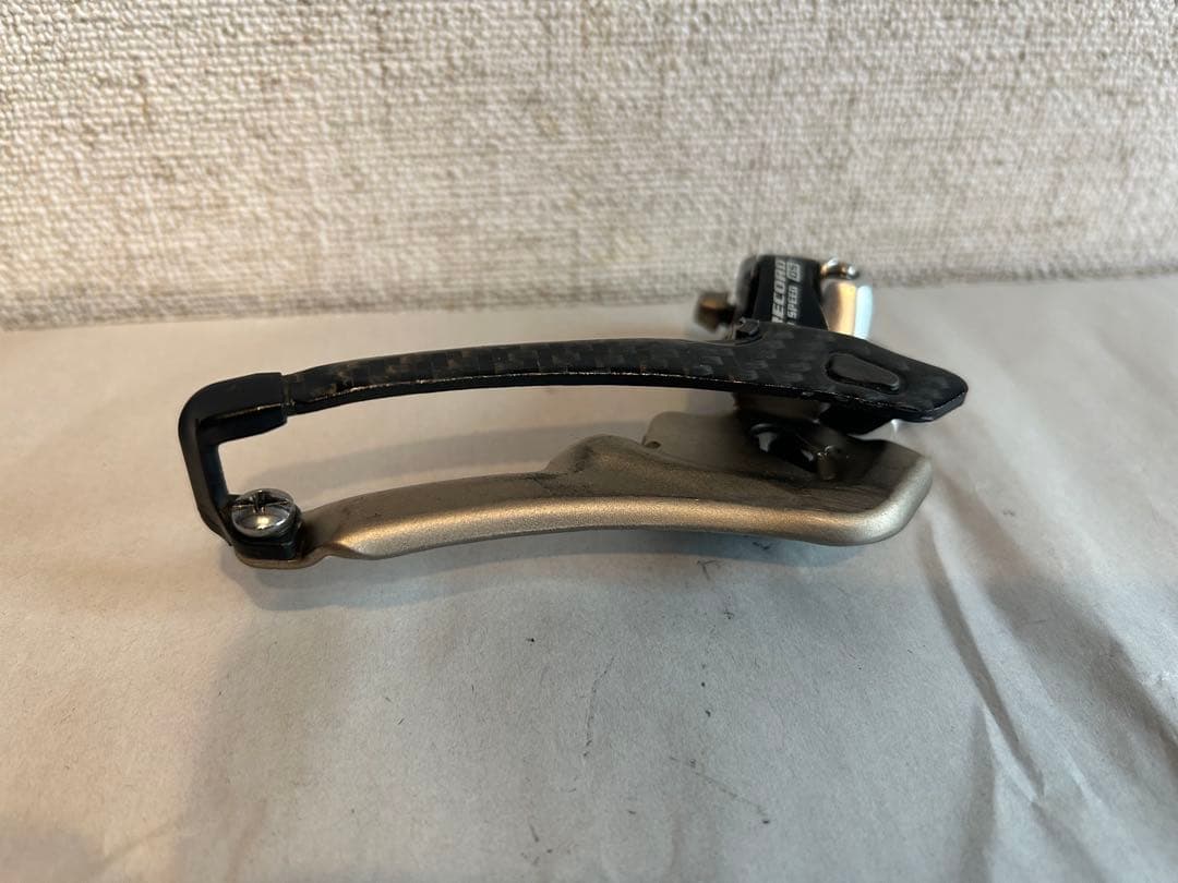 Campagnolo RECORD 10速 FD QS 直付 カーボン/チタン