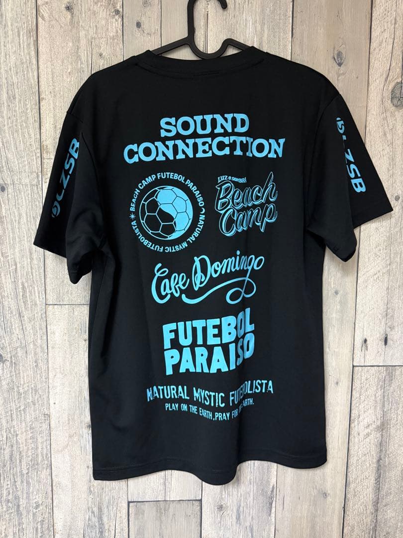 ルースイソンブラ Beach Camp サウンドコネクションプラシャツ ブラック