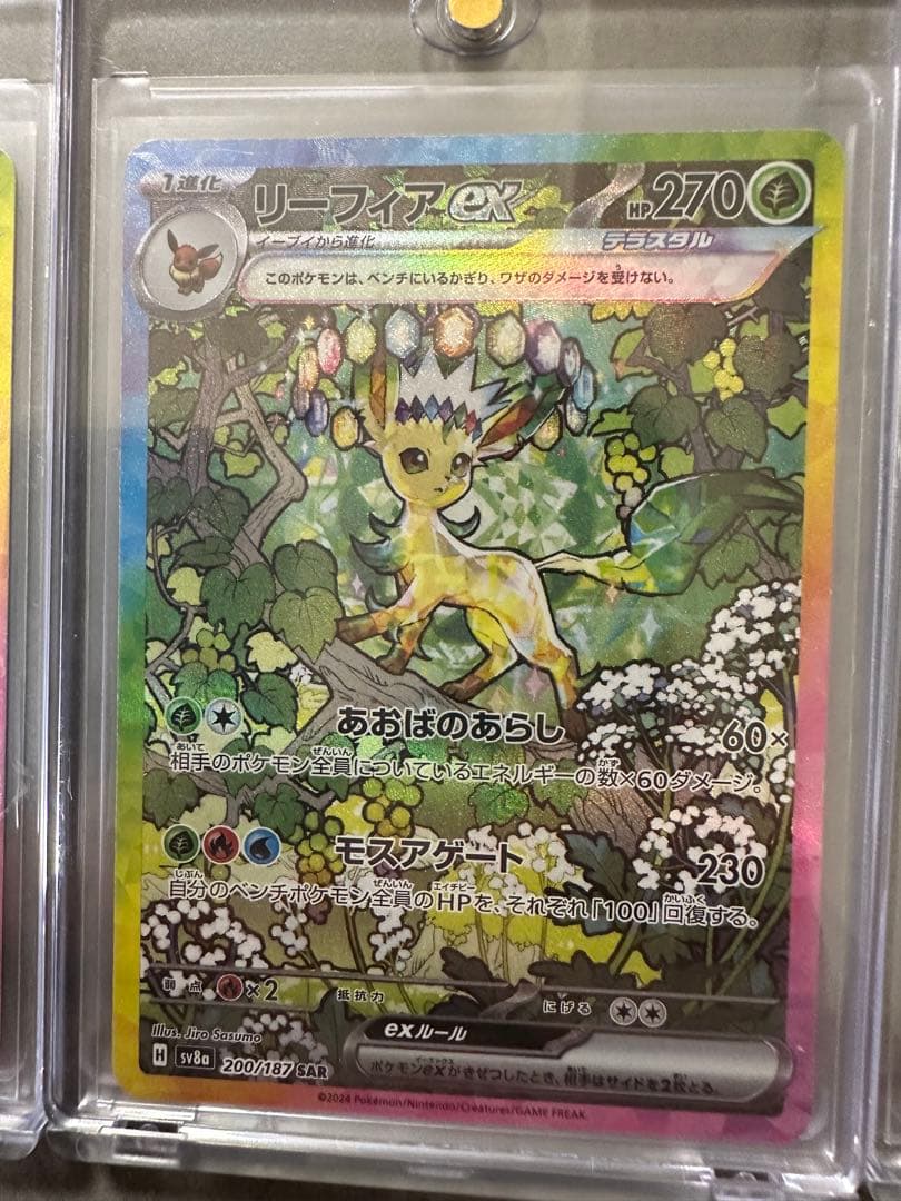 ポケモンカード イーブイ、リーフィア、トドロクツキSAR3枚セット