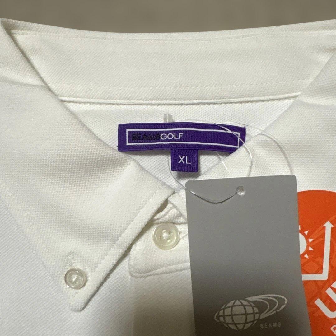 新品未使用BEAMS GOLF ポロシャツ XL ホワイト