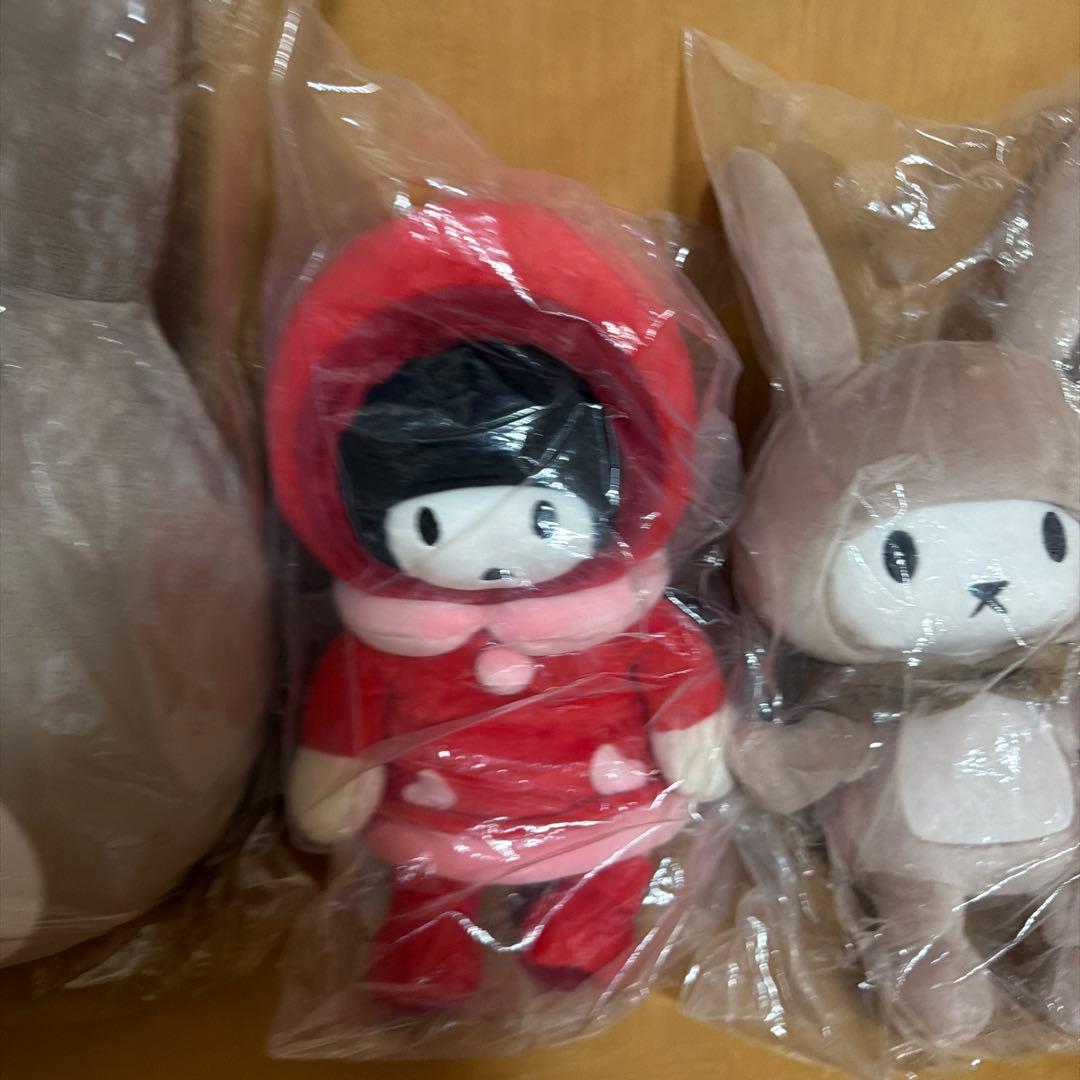 YUKI　ゆきんこ　ニール　ぬいぐるみ　 クッション 3体セット