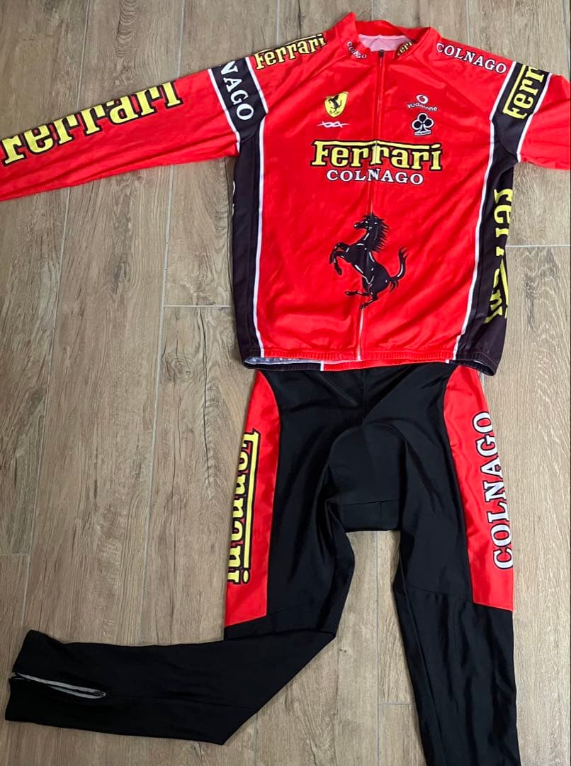 Ferrari Colnago サイクルジャージ セット