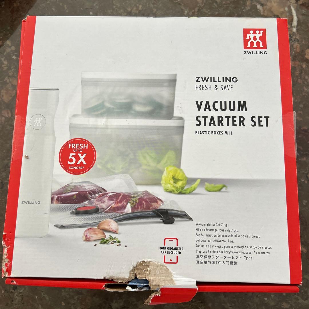 ZWILLING VACUUM STARTER SET 箱破れ