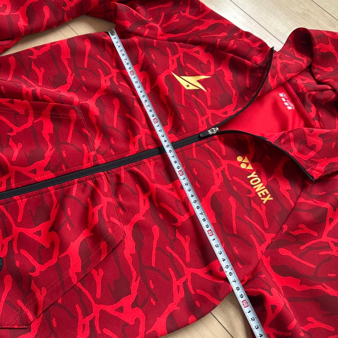 YONEX ヨネックス　カモフラージュ ジップアップウェア　リンダン　Mサイズ