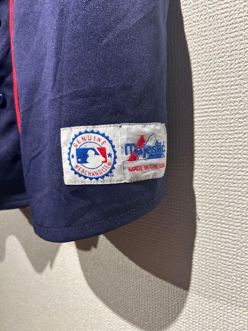 希少古着 Majestic MLB CLEVELAND INDIANS