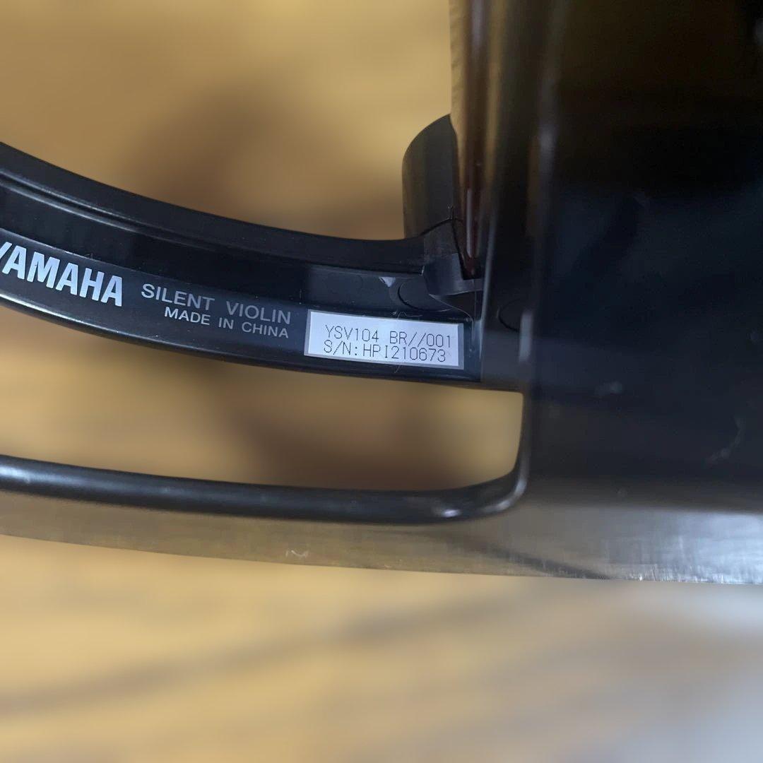 値下げしました‼️ YAMAHA サイレントバイオリン YSV104 弓・ケース付