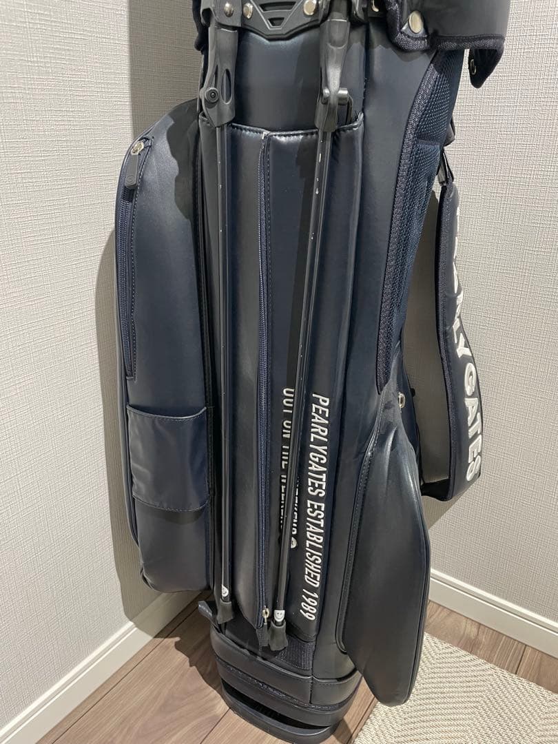 PEARLY GATES キャディバッグ キャスター付き ヘッドカバーセット