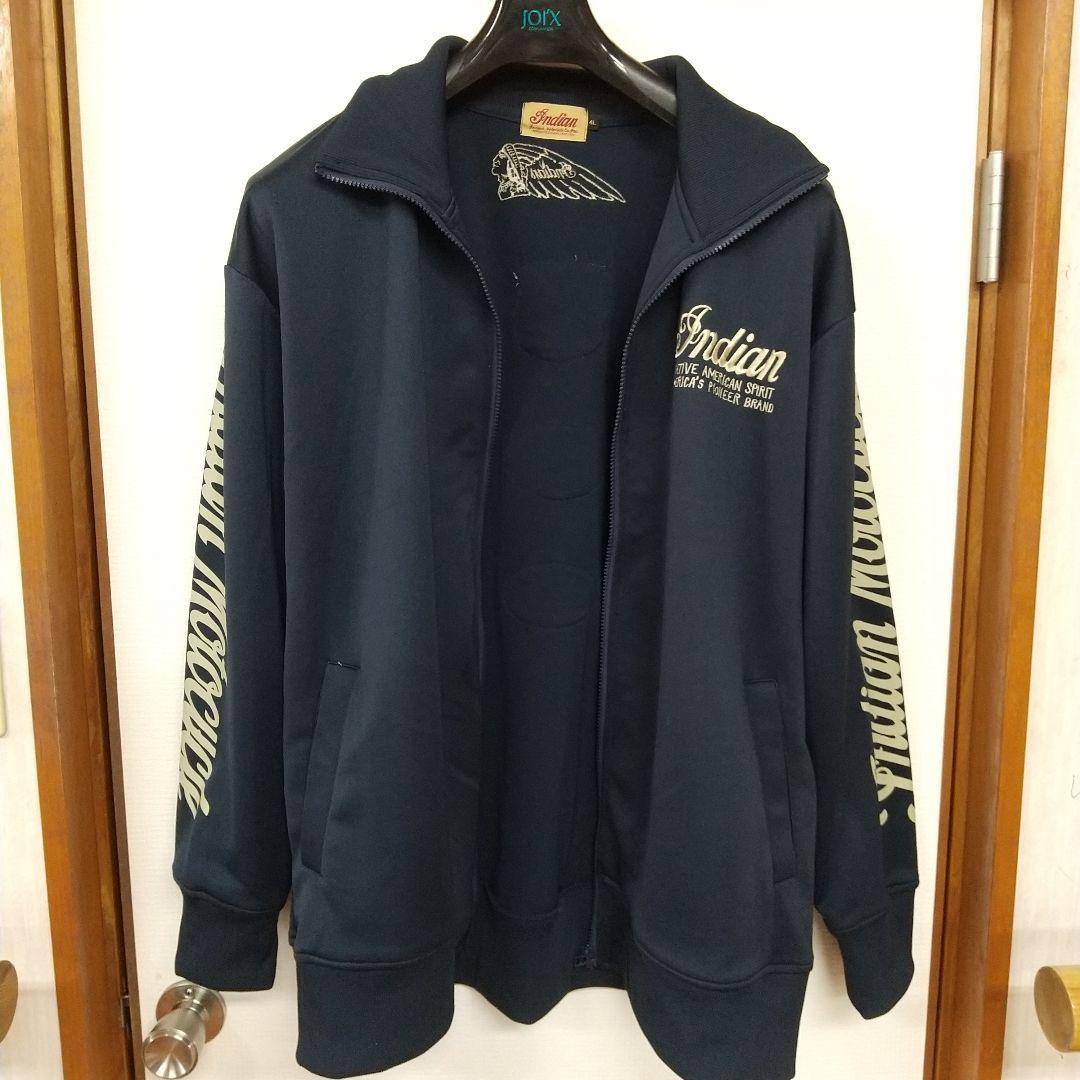 ✨4Ｌ✨インディアン フルジップ ジャージ ジャケット フル背中ワッペン