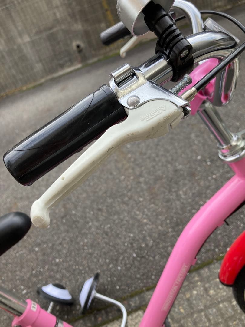 サイクルベースあさひ　18インチ子供用自転車 ピンク バスケット付き