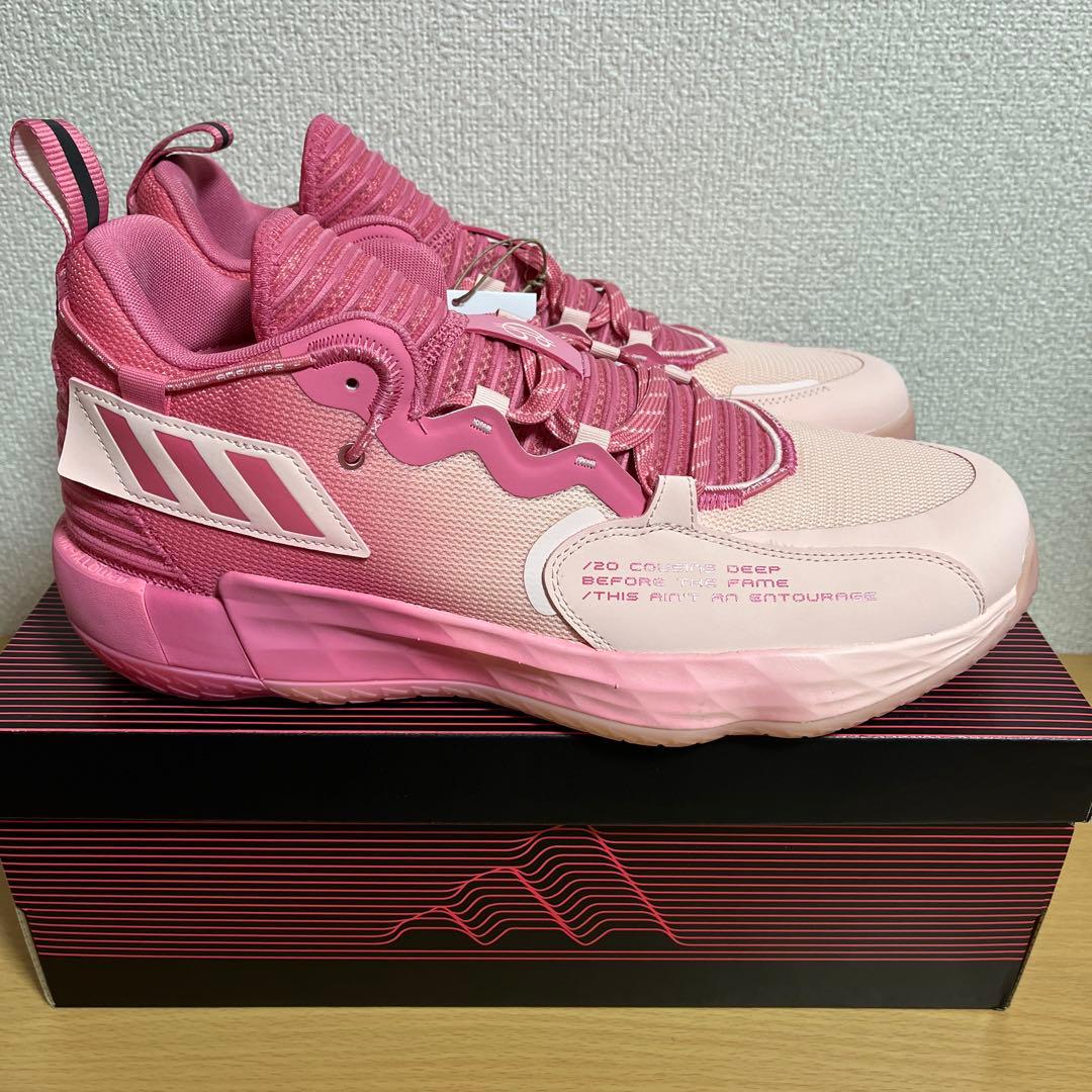 新品 ADIDAS DAME 7 EXTPLY PINK 32.5cm