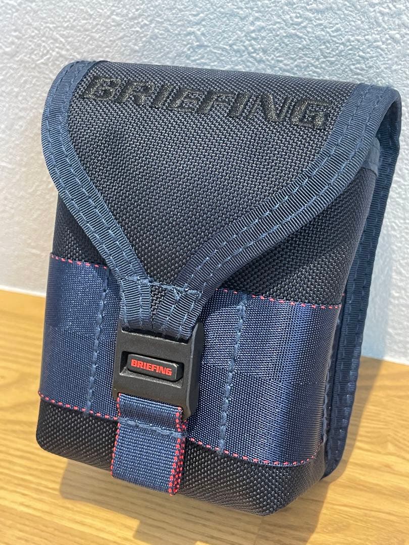 【美品】BRIEFING GOLF スコープボックスポーチ ネイビー