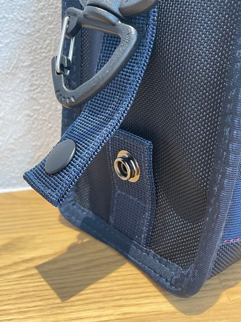 【美品】BRIEFING GOLF スコープボックスポーチ ネイビー