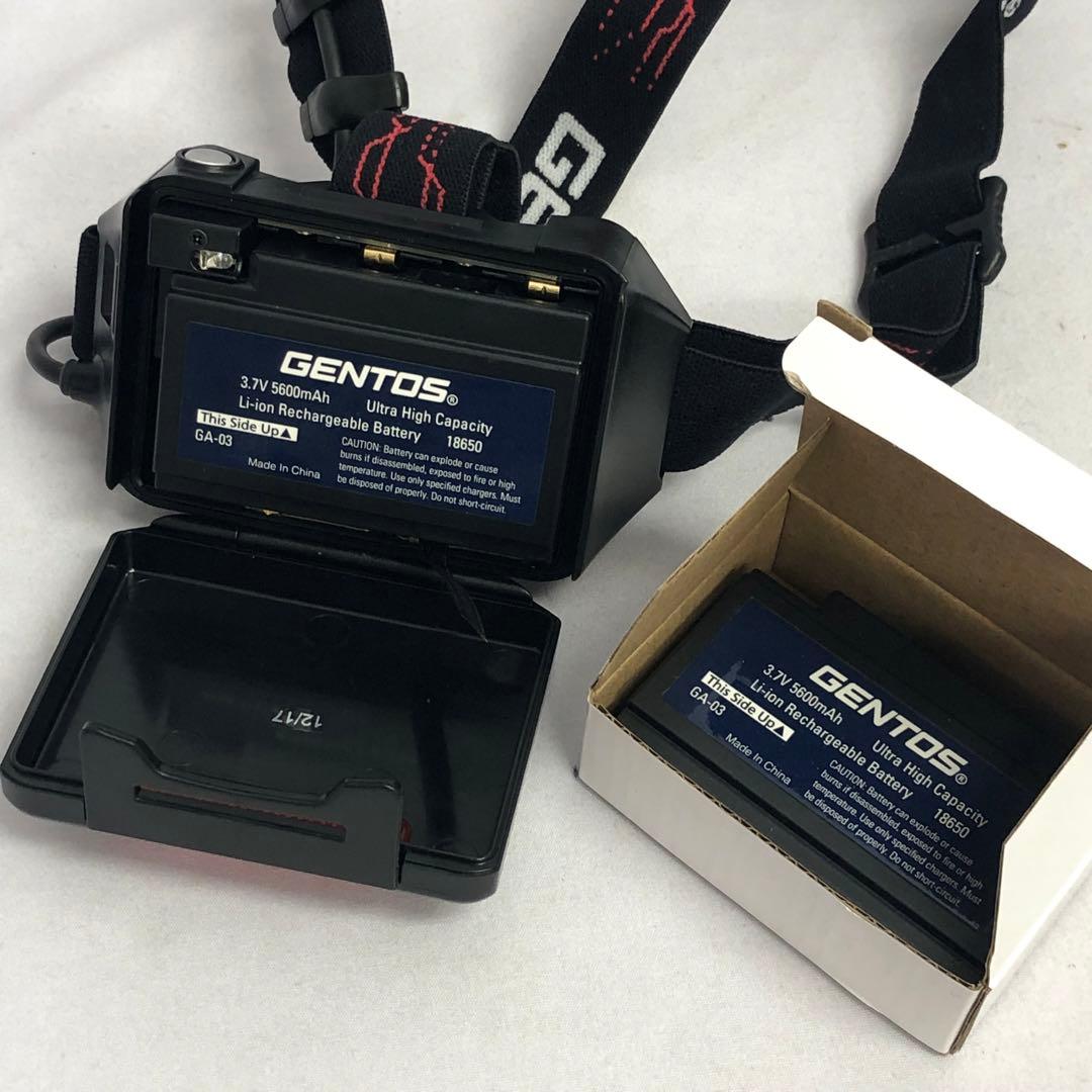 【357】GENTOS GH-003RG LEDヘッドランプ 本体 未使用