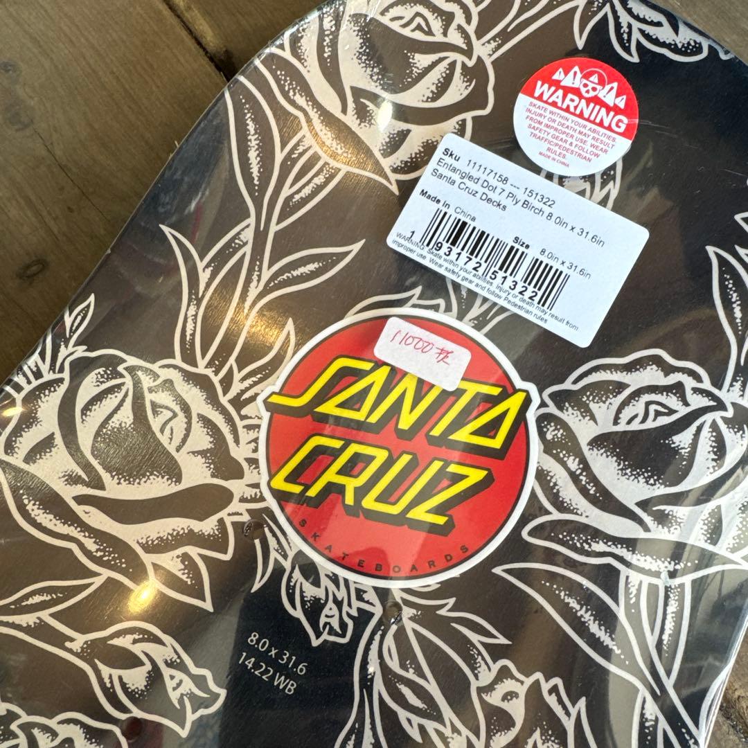 SANTA CRUZ サンタクルーズスケボーデッキ　ドレッセン定価¥14,300