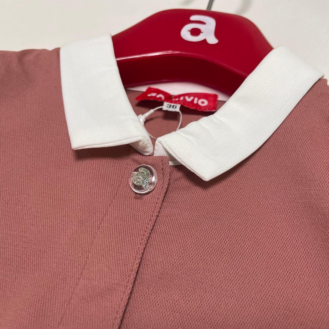 春夏ゴルフウェア2点⛳️アルチビオ「新品襟付きポロシャツ＆スカート」36(S)