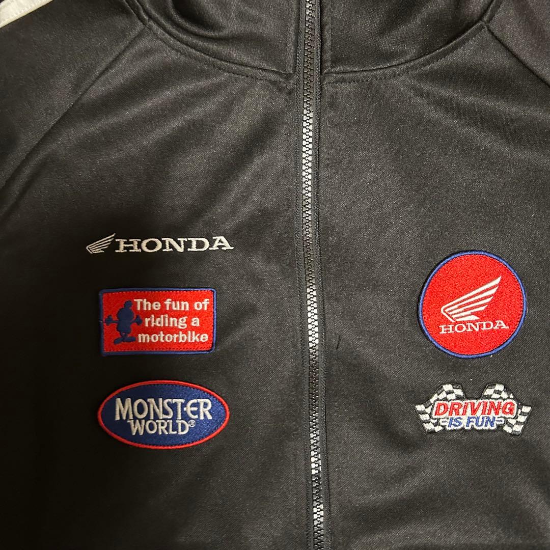 希少 HONDA × MONSTER WORLD コラボ ジャケット Lブラック