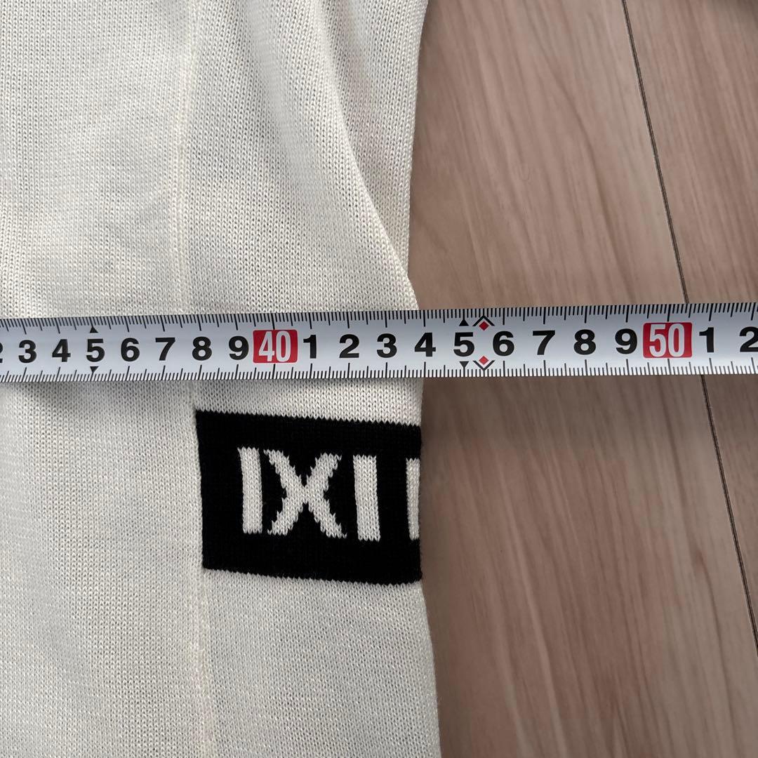 FILA GOLF オフホワイト ジップアップ ワンピース 蓄熱裏地付き L