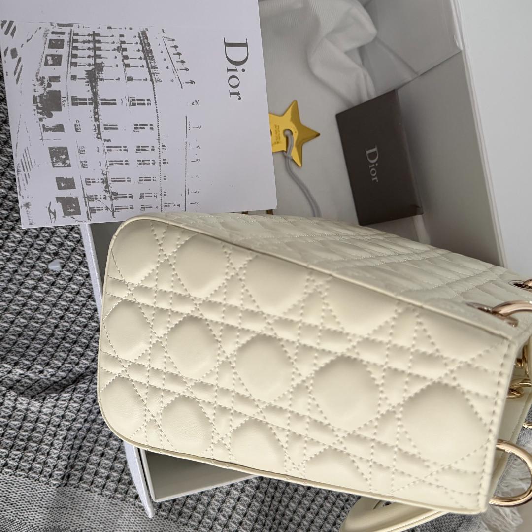 ✨美品✨Dior ホワイトレザー ハンドバッグ