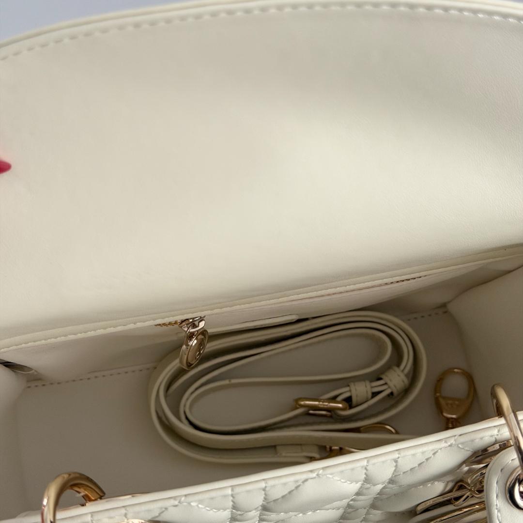 ✨美品✨Dior ホワイトレザー ハンドバッグ