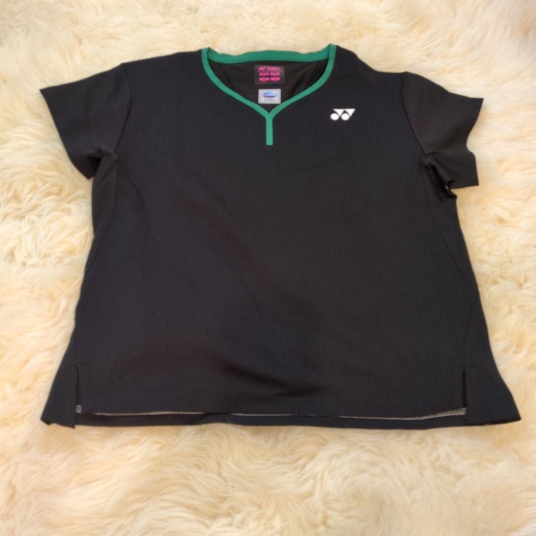 YONEXヨネックス　テニスウェア Tシャツ スカート セット ブラック