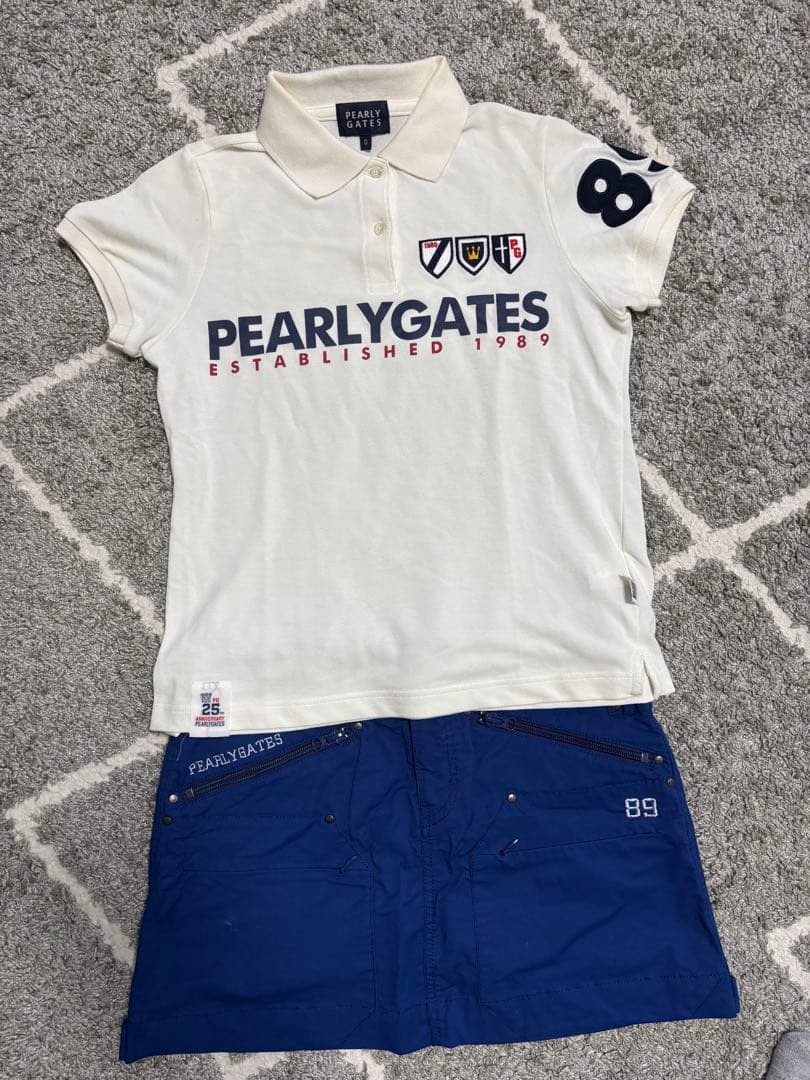 【美品】PEARLY GATES ポロシャツとショートパンツセット