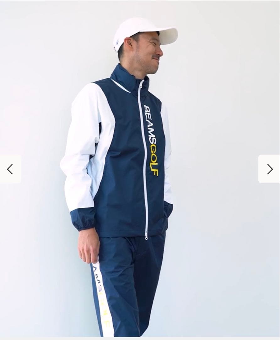 BEAMS GOLF メンズ ORANGE LABEL レインウェア 撥水 S