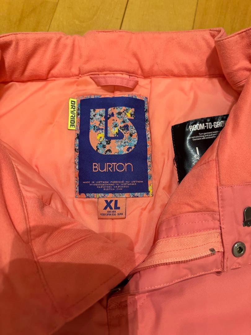 burton girls スノーボードウエア XL 中古品