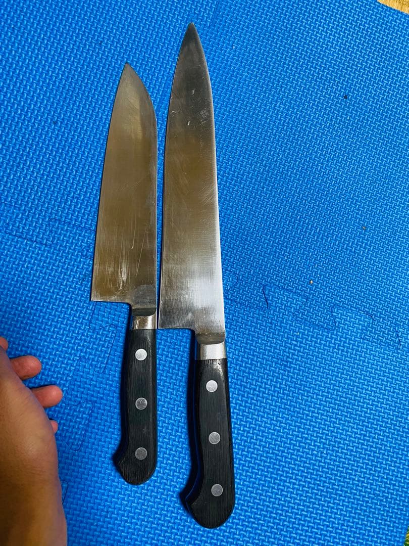 Misono 440 2個のセット　刃度18.5cmと24.5cm。