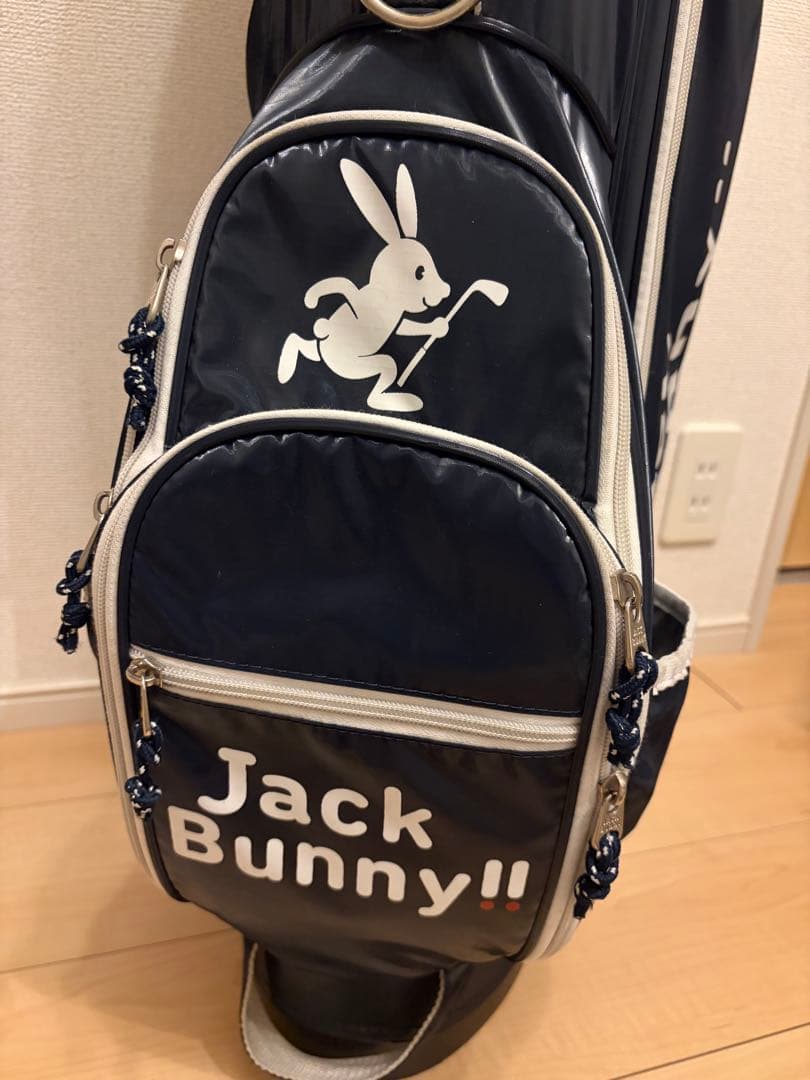 Jack Bunny !! キャディバック★ヘッドカバー・パターカバーセット