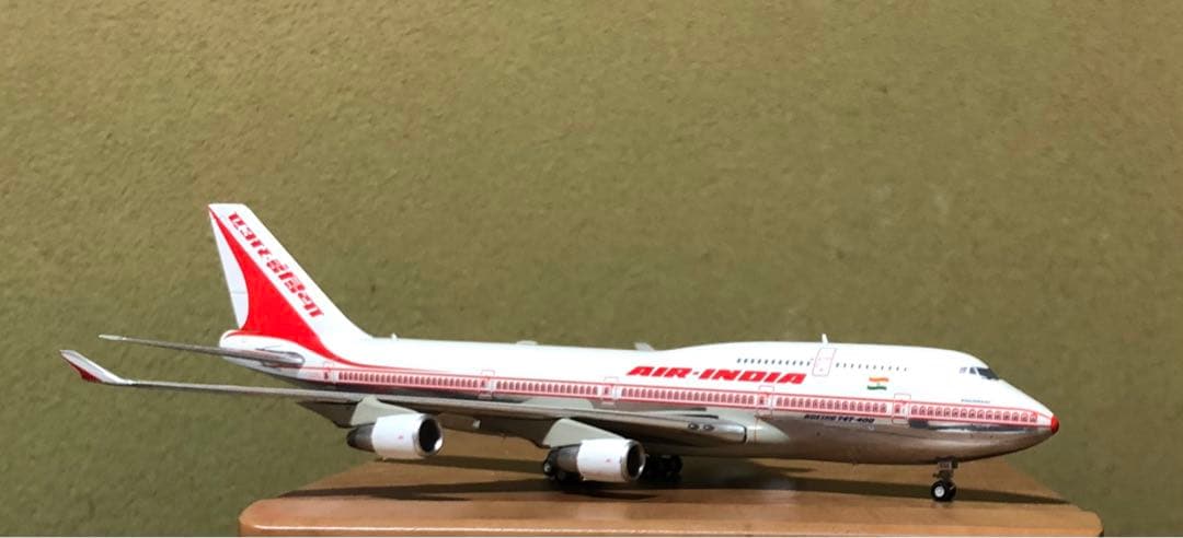 航空機・ヘリコプター 1/400 C.J.WINGS AIR INDIA B747-400/ O.C.